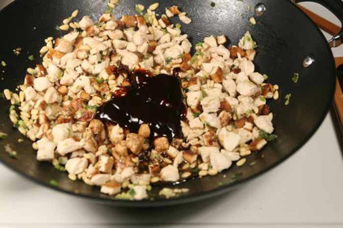 Chicken Lettuce Wraps 7 Chicken Lettuce Wraps